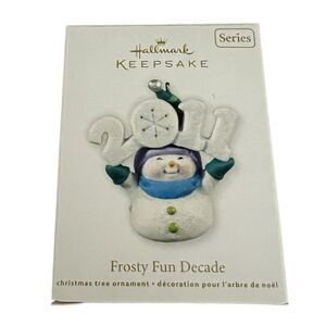 Hallmark Keepsake Frosty Fun Decade 2011 Christmas Ornament 2nd in Series